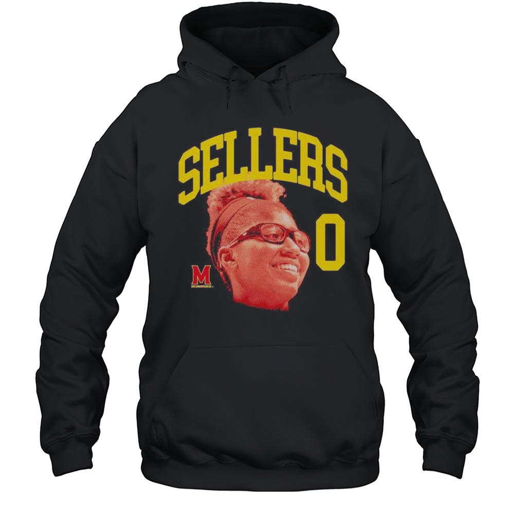 Shyanne Sellers Maryland Terrapins Big Head Shirt Unisex Hoodie