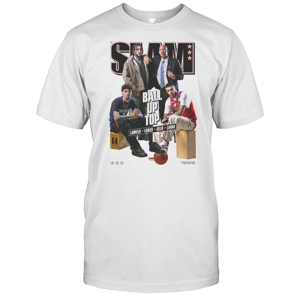 SLAM Cover Ball Up Top Lamelo Lonzo Gelo Lavar April May 2025 T-shirt