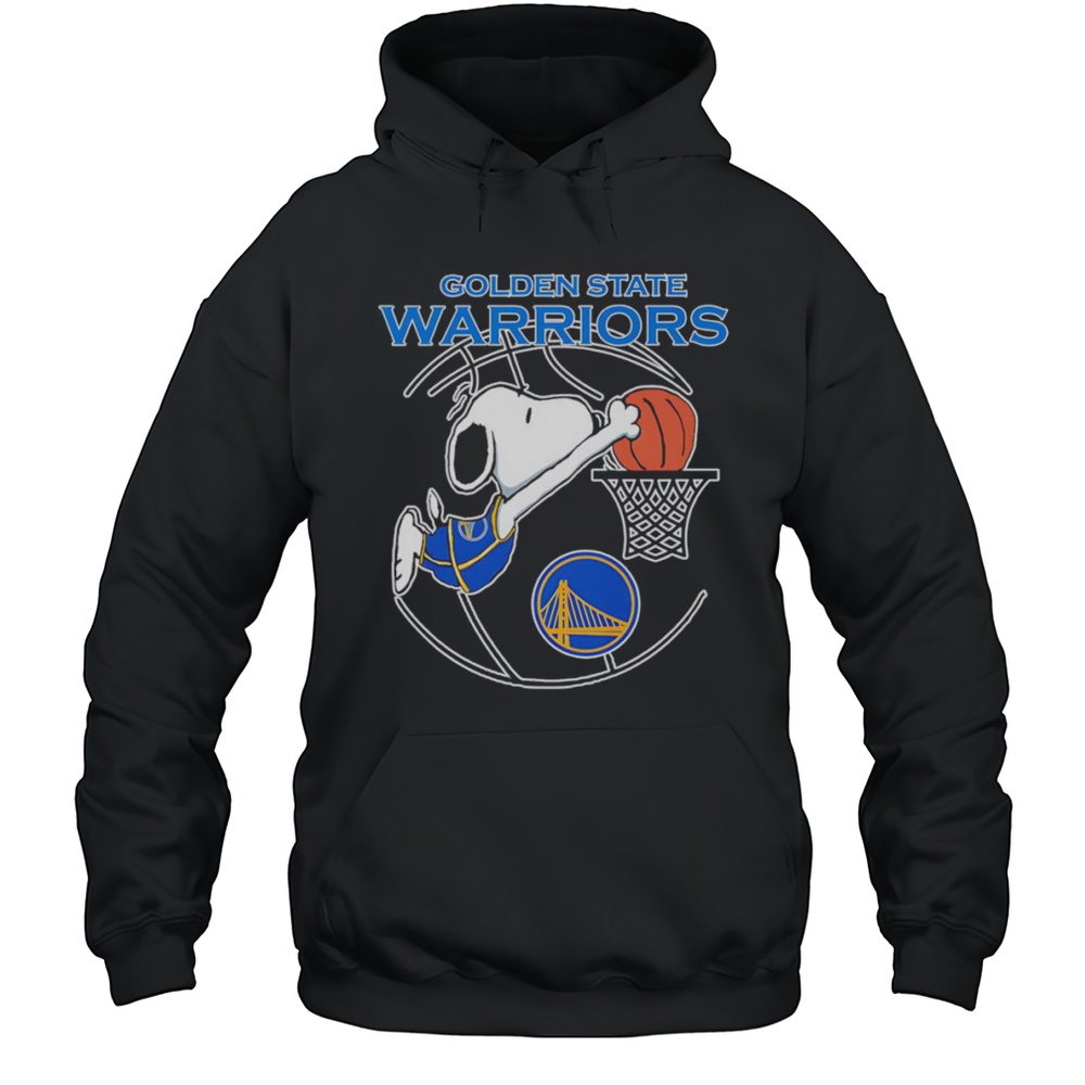 Snoopy Dunk Golden State Warriors Shirt Unisex Hoodie