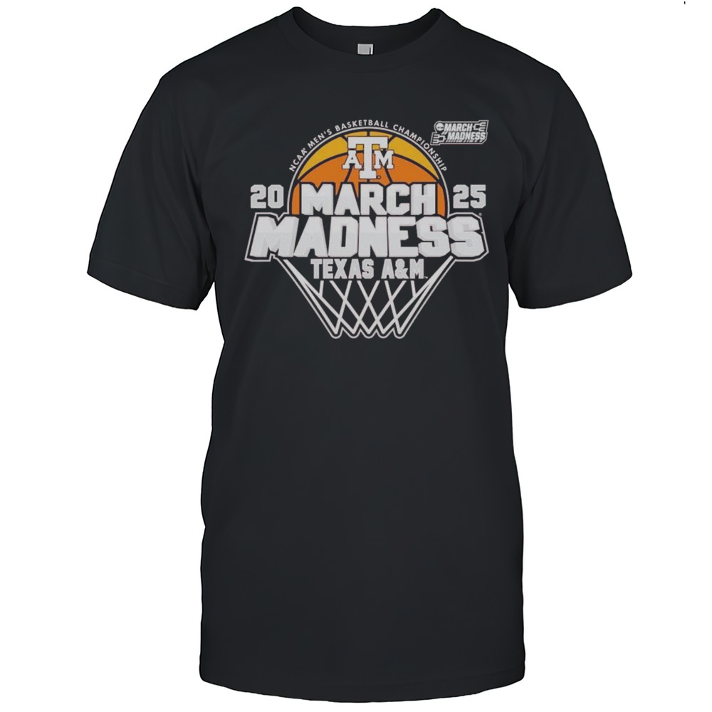 Texas AM Aggies 2025 March Madness NCAA Mens Basketball Championship Logo Shirt