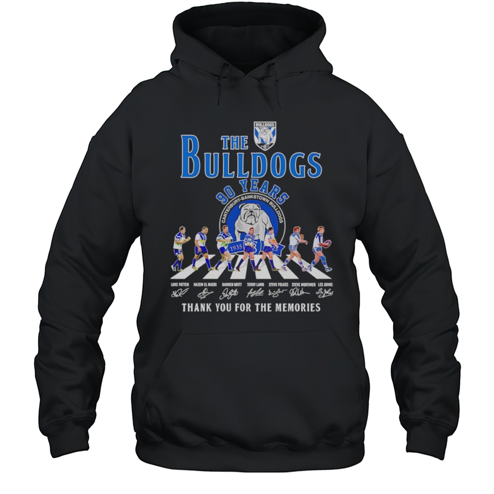 The Bulldogs 90 Years 1935 2025 Thank You For The Memories Shirt Unisex Hoodie
