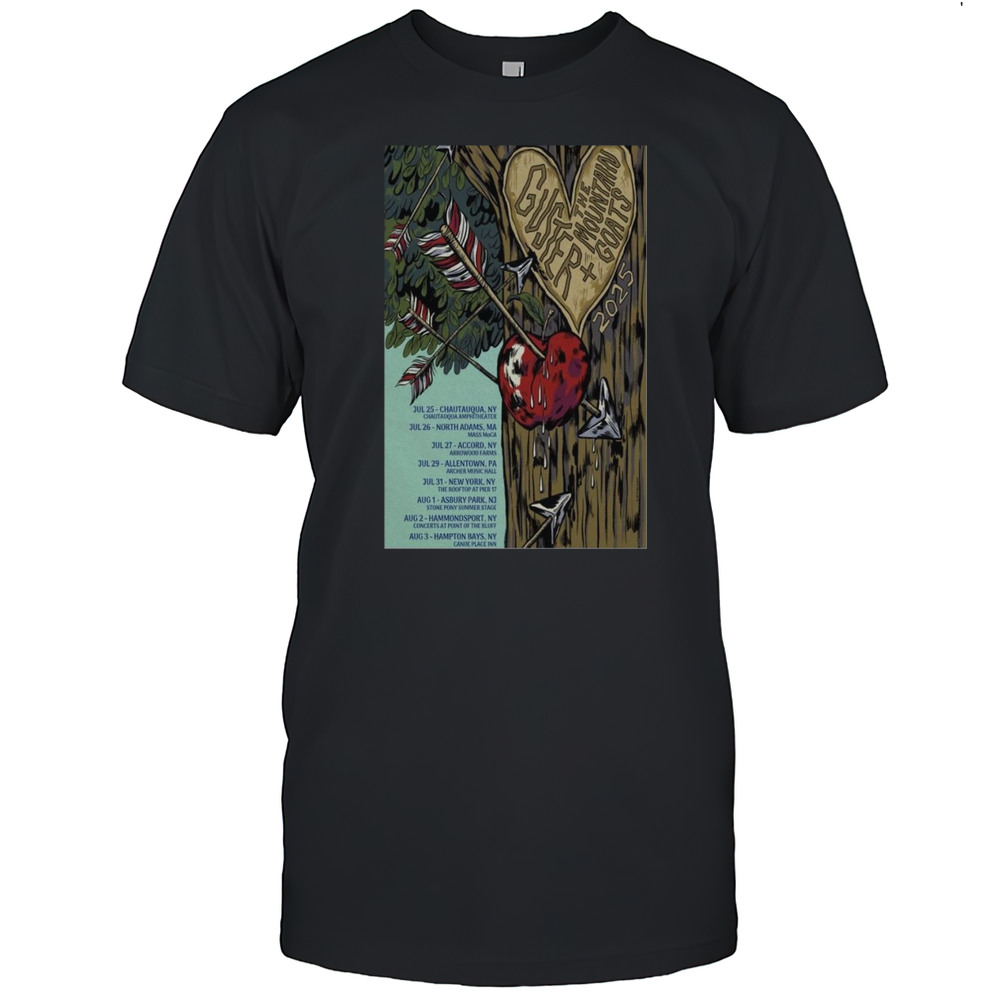 The Mountain Goats Guster Tour 2025 Shirt