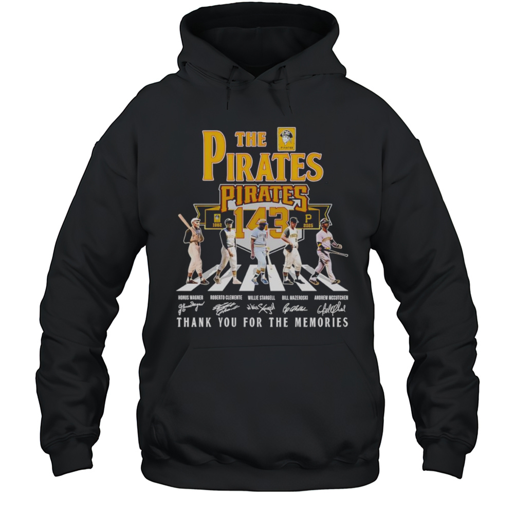 The Pirates 1882 2025 Abbey Road Thank You For The Memories Shirt Unisex Hoodie