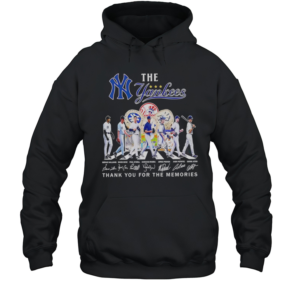 The Yankees Abbey Road Thank You For The Memories Shirt Unisex Hoodie