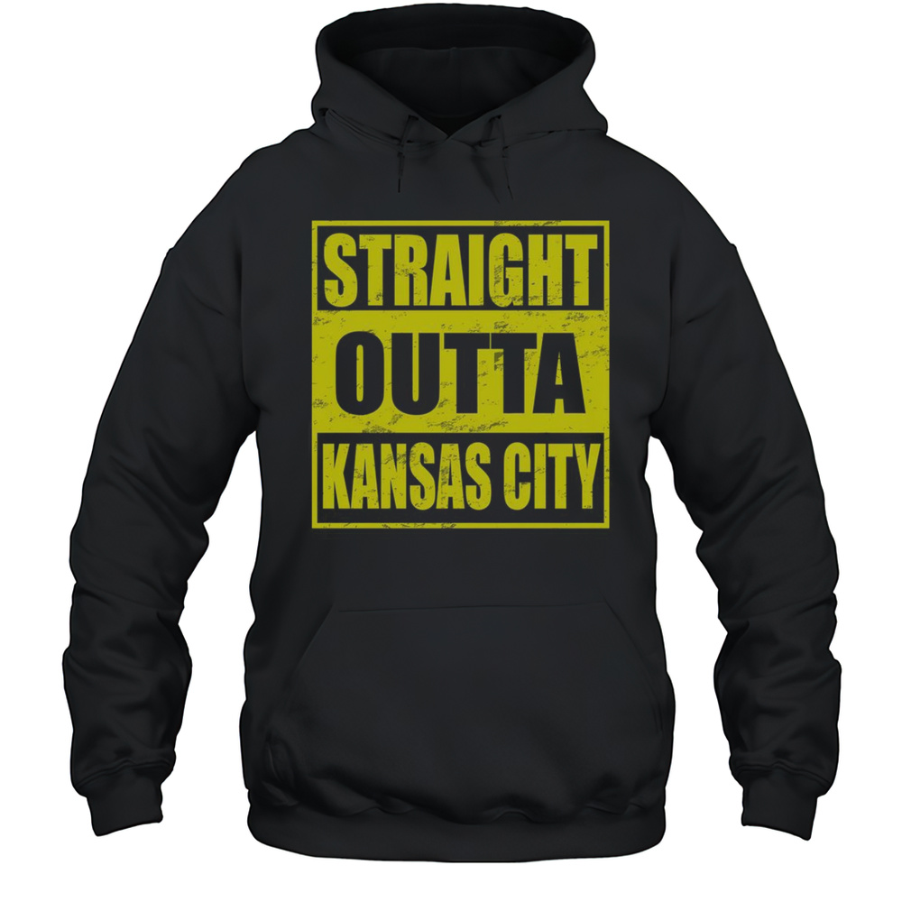 Top Straight Outta Kansas City T-Shirt Unisex Hoodie