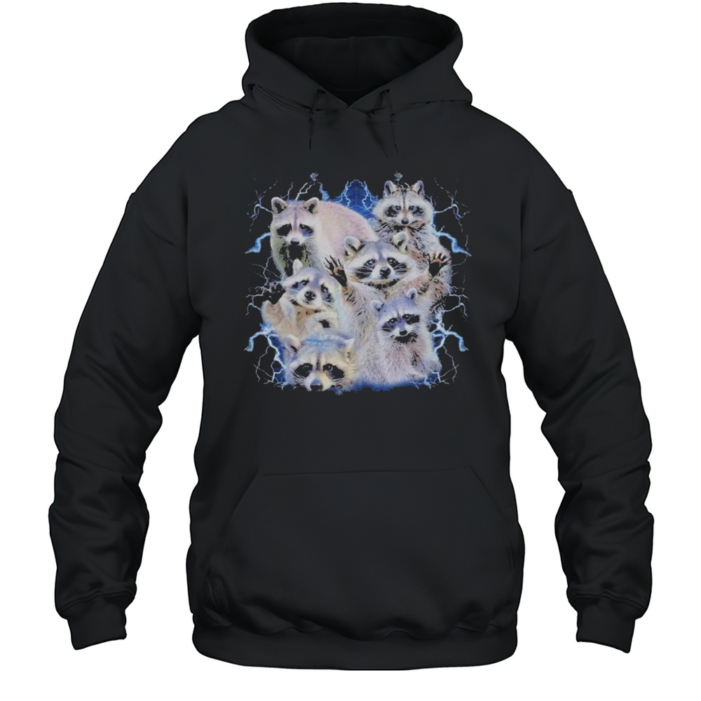 Trash Princess Raccoon T-shirt Unisex Hoodie