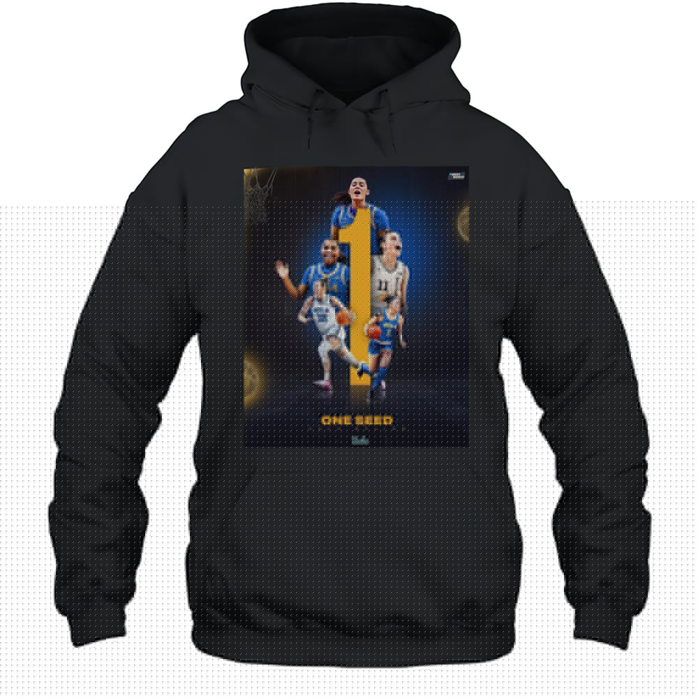 UCLA Bruins Womens Basketball One Seed At Region 1 In Spokane 2025 NCAA March Madness T-shirt Unisex Hoodie