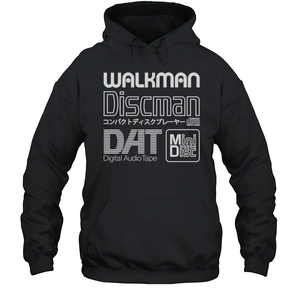 Walkman Discman Portable Audio Shirt Unisex Hoodie