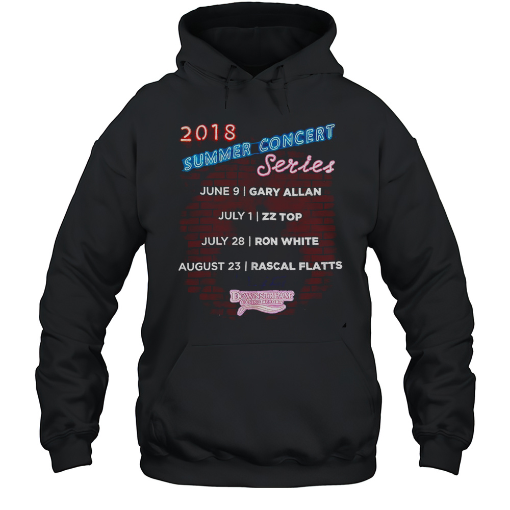 2018 Summer Concert Series Downstream Casino Resort Shirt Unisex Hoodie