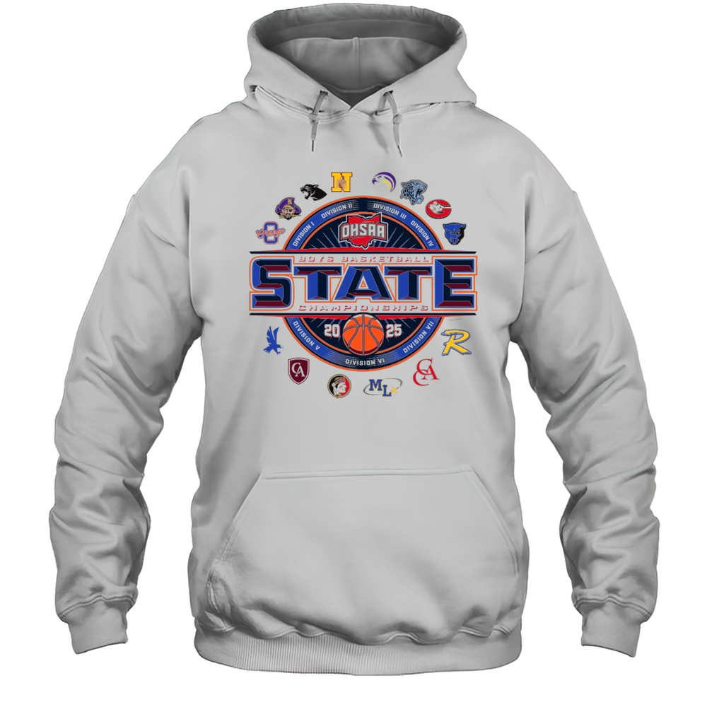 2025 OHSAA Boys Basketball State Championships Logo Shirt Unisex Hoodie