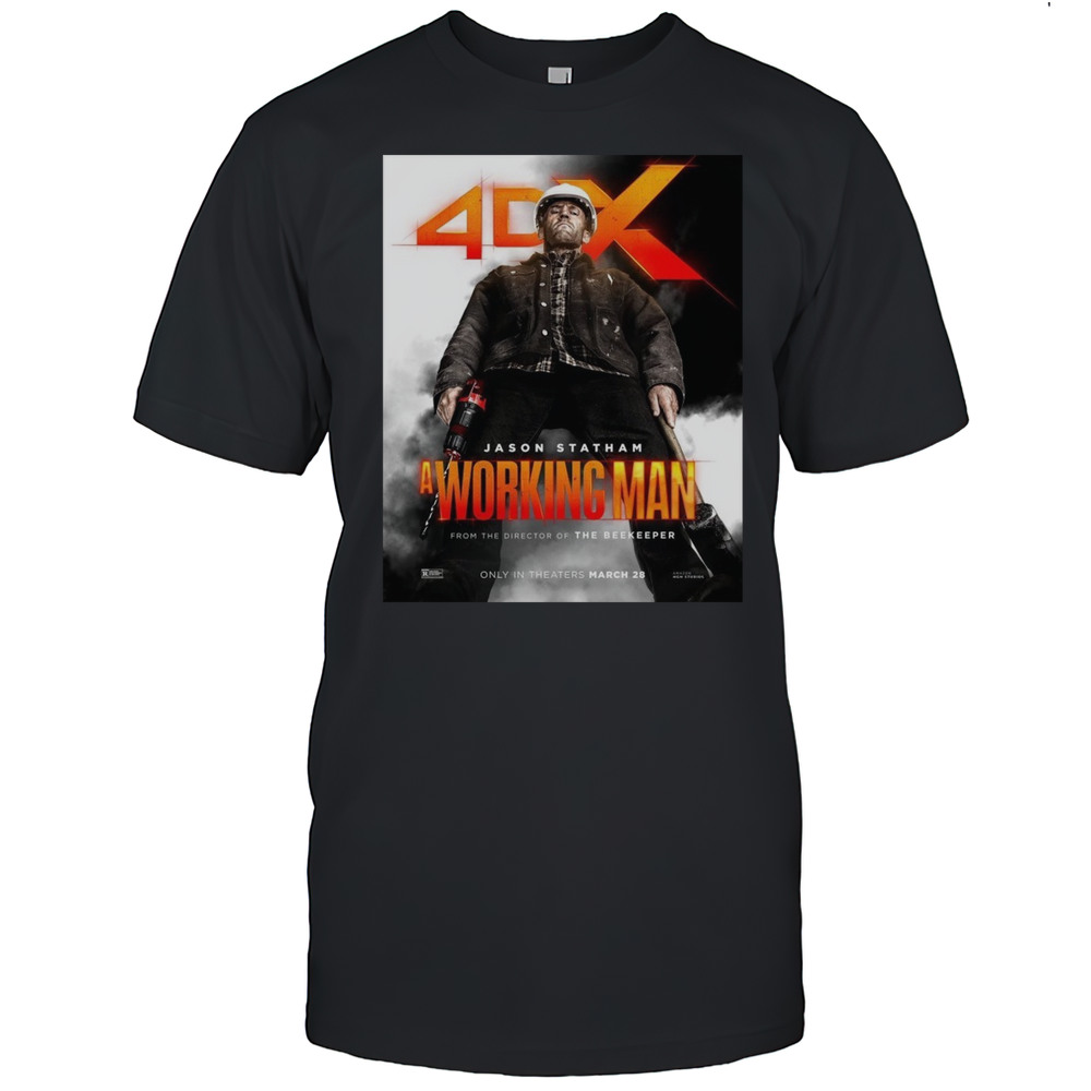A Walking Man Movie Film Jason Statham Release In Theater March 28th 2025 Shirt