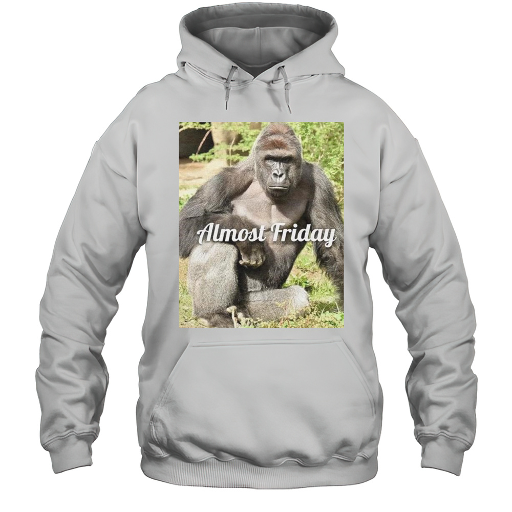 Almost Friday Harambe Shirt Unisex Hoodie