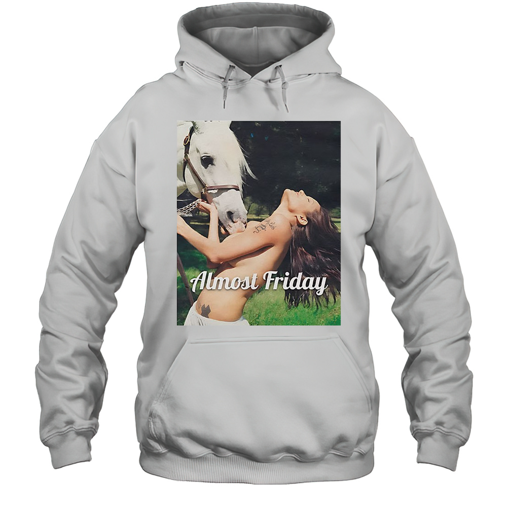 Angelina Jolie Horseplay Almost Friday Shirt Unisex Hoodie
