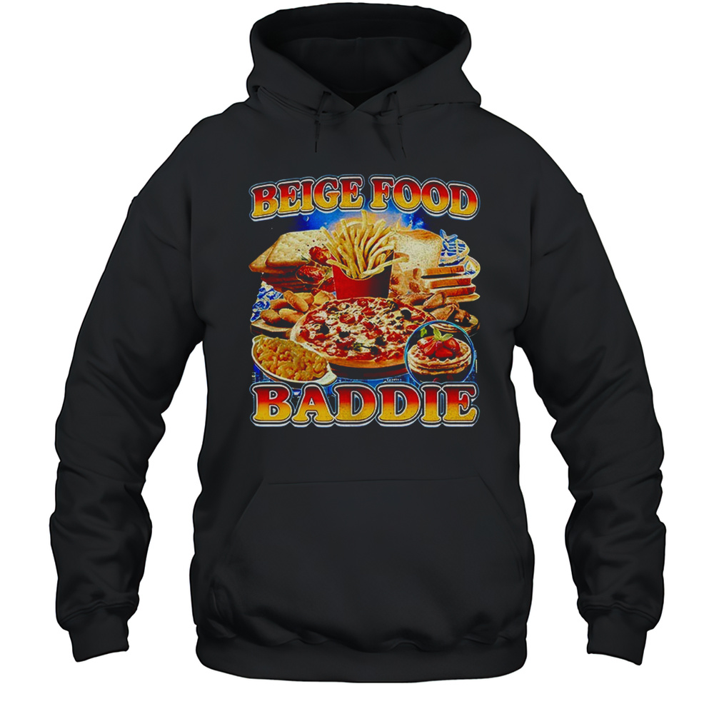 Beige Food Baddie Graphic Shirt Unisex Hoodie