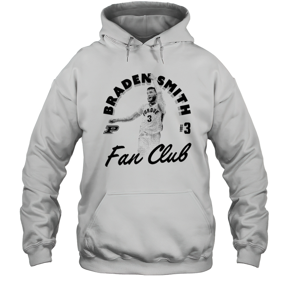 Braden Smith Fan Club Purdue Boilermakers Of The Big Ten Conference 2025 T-shirt Unisex Hoodie