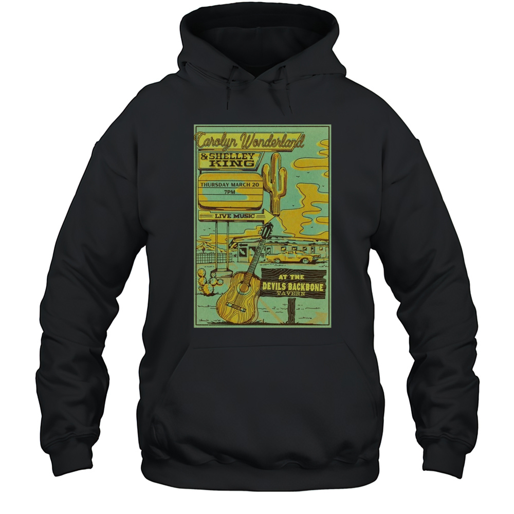 Carolyn Wonderland And Shelley King March 20 2025 Fischer GA Tour T-shirt Unisex Hoodie