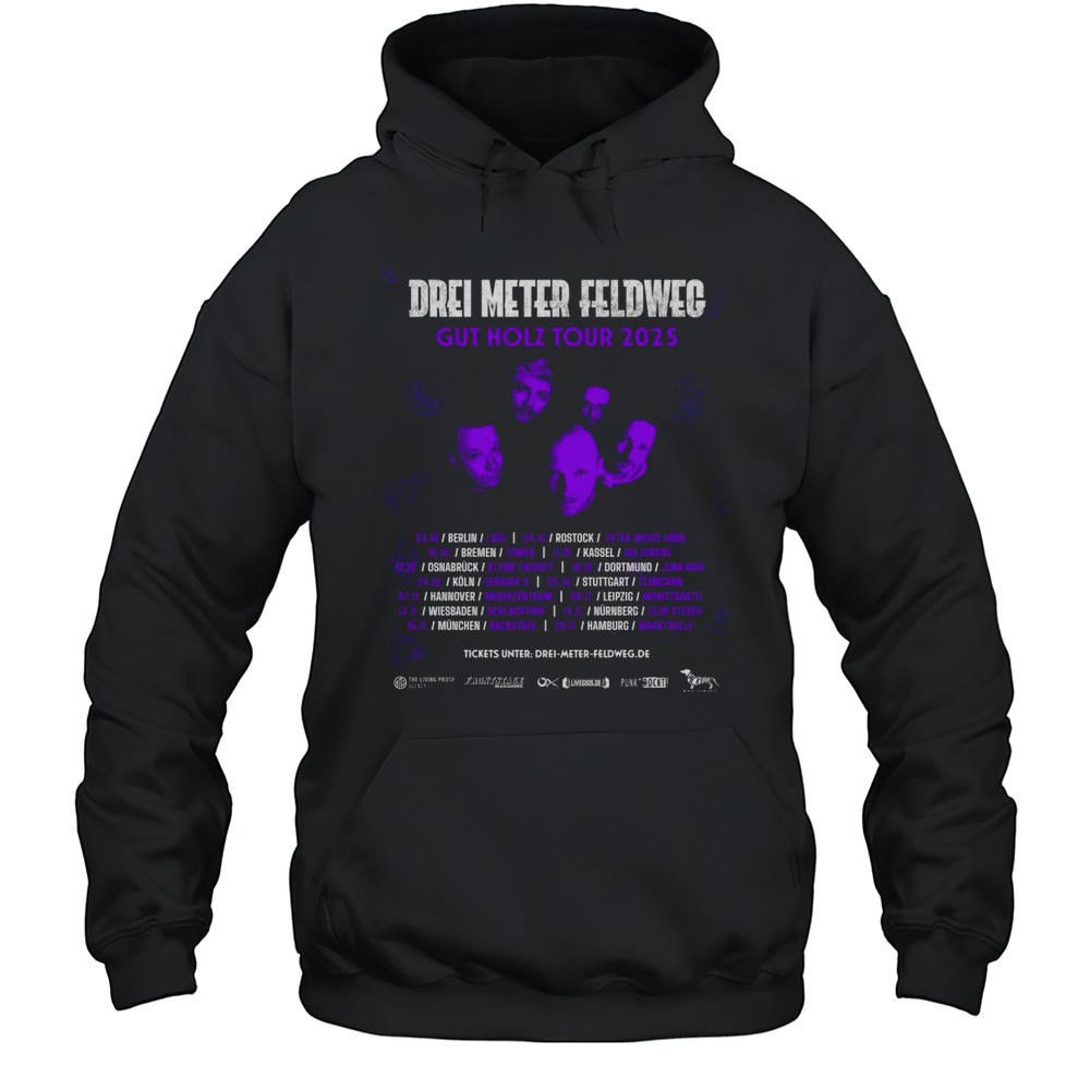 Drei Meter Feldweg Tour 2025 Shirt Unisex Hoodie