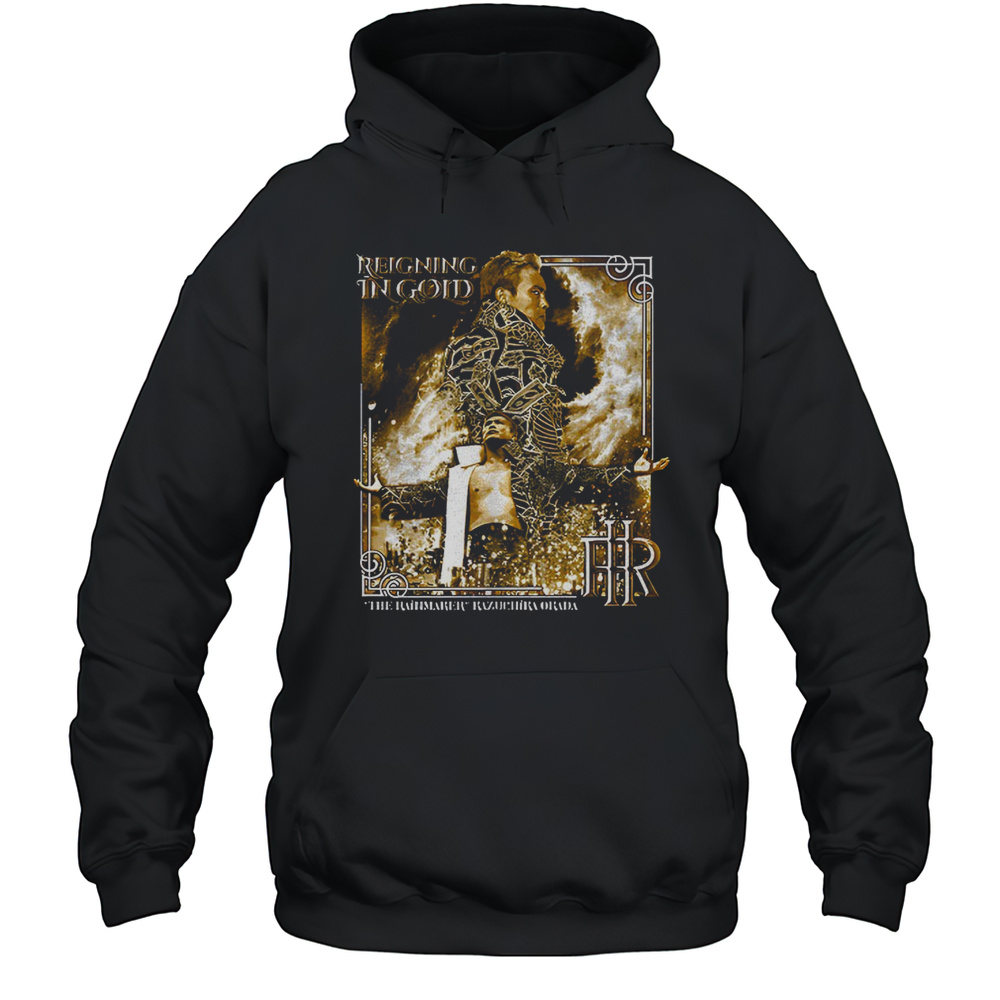 Kazuchika Okada Reigning In Gold AEW Shirt Unisex Hoodie