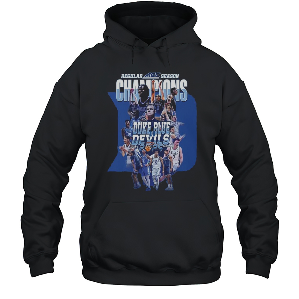 Regular ACC Season Champions Duke Blue Devils 2025 Shirt Unisex Hoodie
