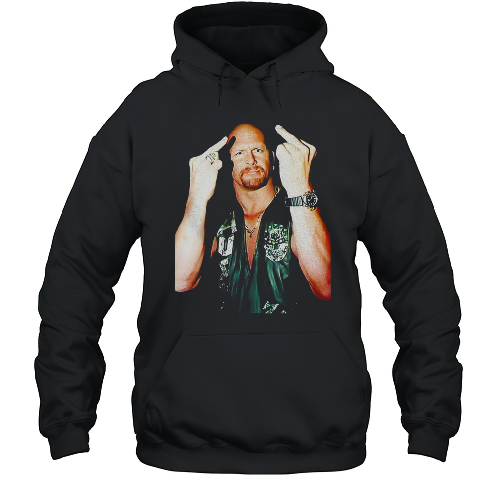Stone Cold Middle Finger Attitude Shirt Unisex Hoodie