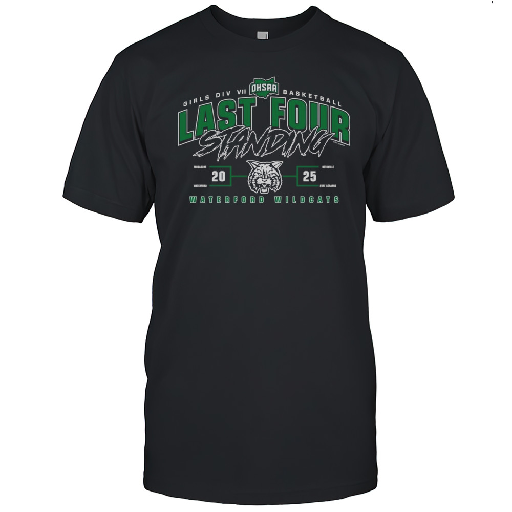 Waterford Wildcats 2025 OHSAA Girls Division VII Basketball Last Four Standing Shirt