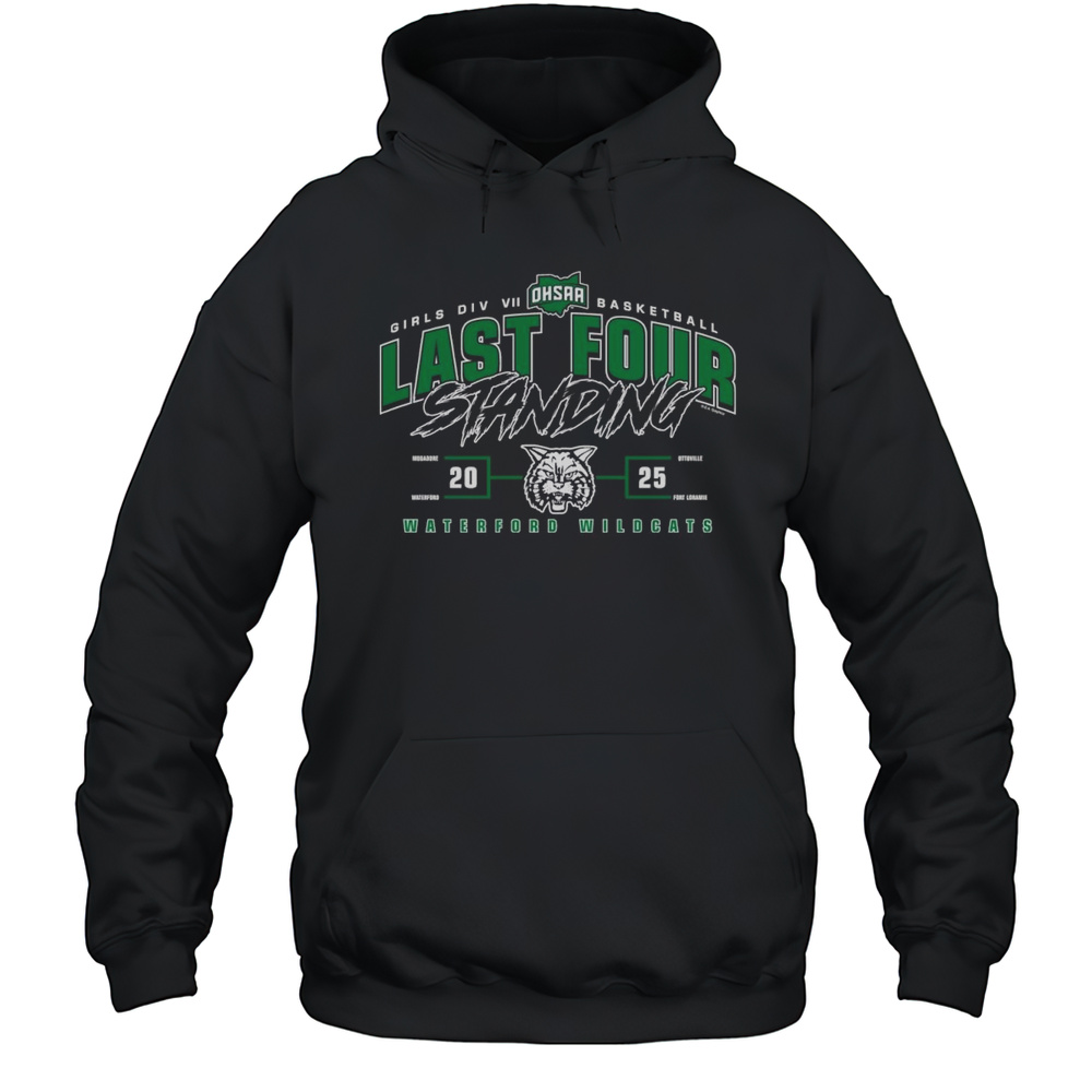 Waterford Wildcats 2025 OHSAA Girls Division VII Basketball Last Four Standing Shirt Unisex Hoodie