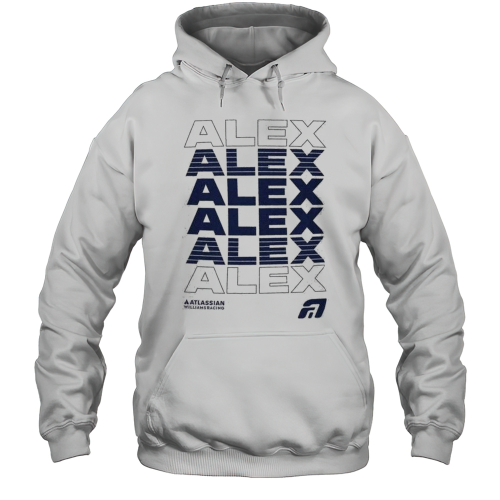Alex Repeat Atlassian Williams Racing F1 T-shirt Unisex Hoodie
