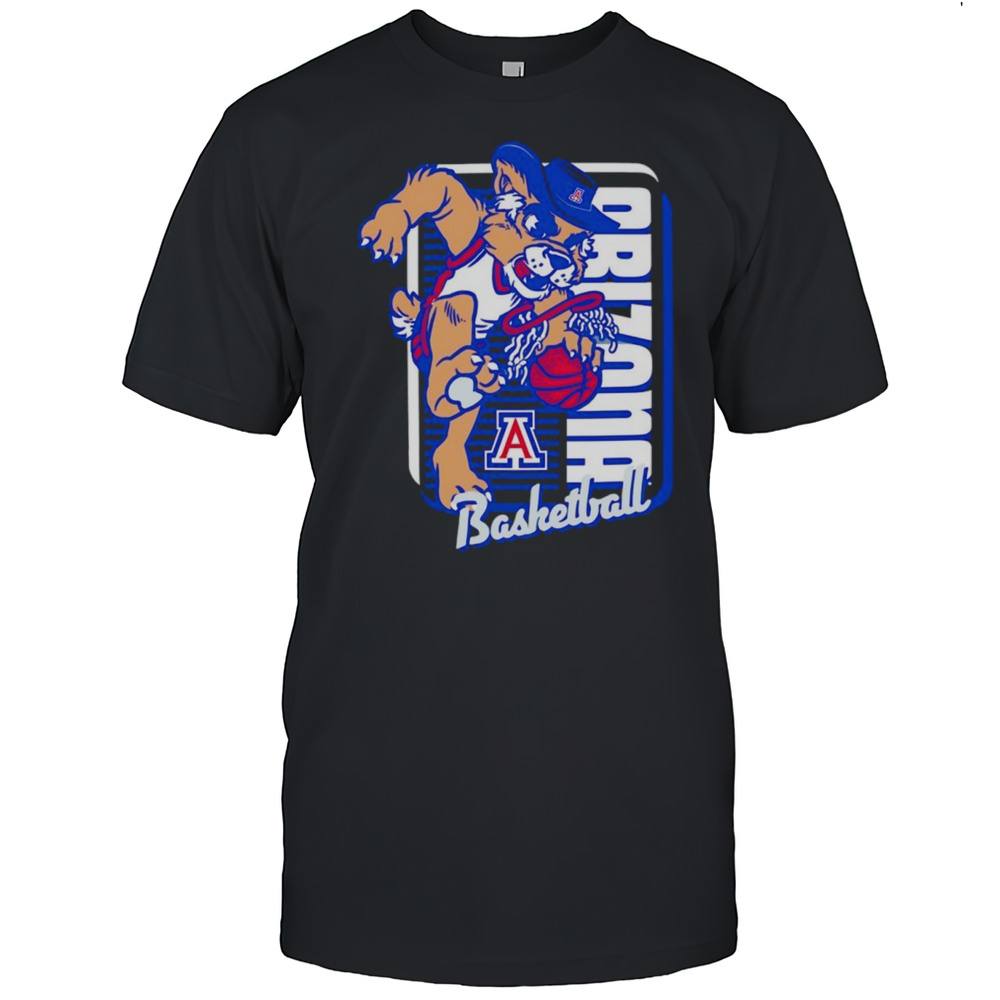 Arizona Wildcats Basketball Mascot Dunk Shirt