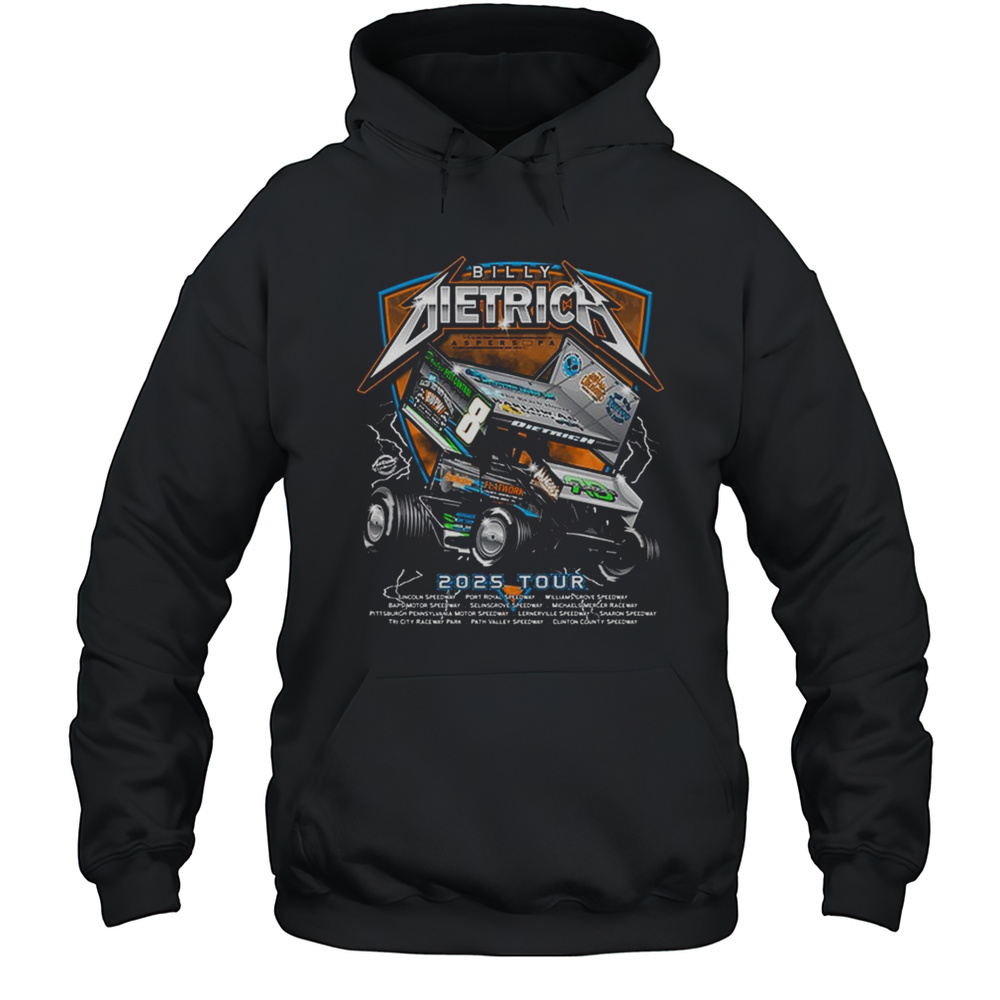 Billy Dietrich 2025 Tour Shirt Unisex Hoodie