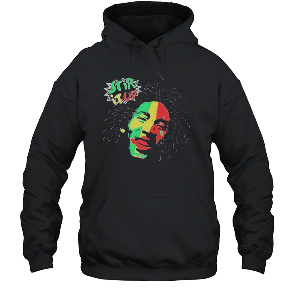 Bob Marley Stir It Up T-shirt Unisex Hoodie