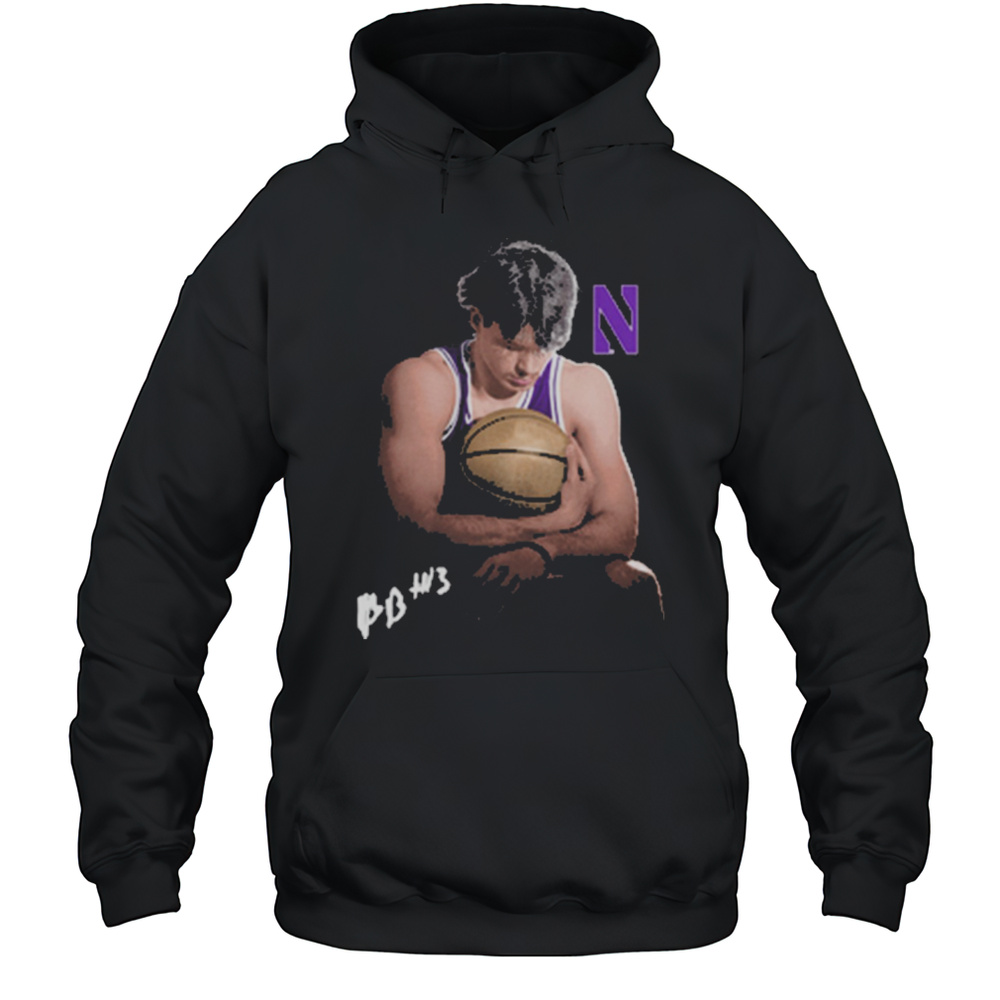 Brooks Barnhizer Portrait Northwestern Wildcats Of The Big Ten Conference Signature T-shirt Unisex Hoodie