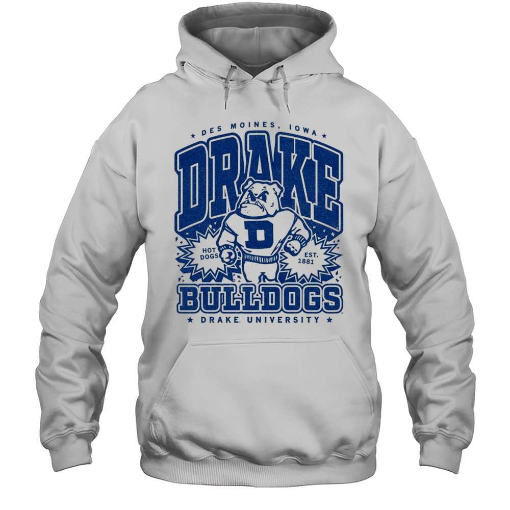 Bulldogs Max Collegiate Drake Bulldogs Shirt Unisex Hoodie