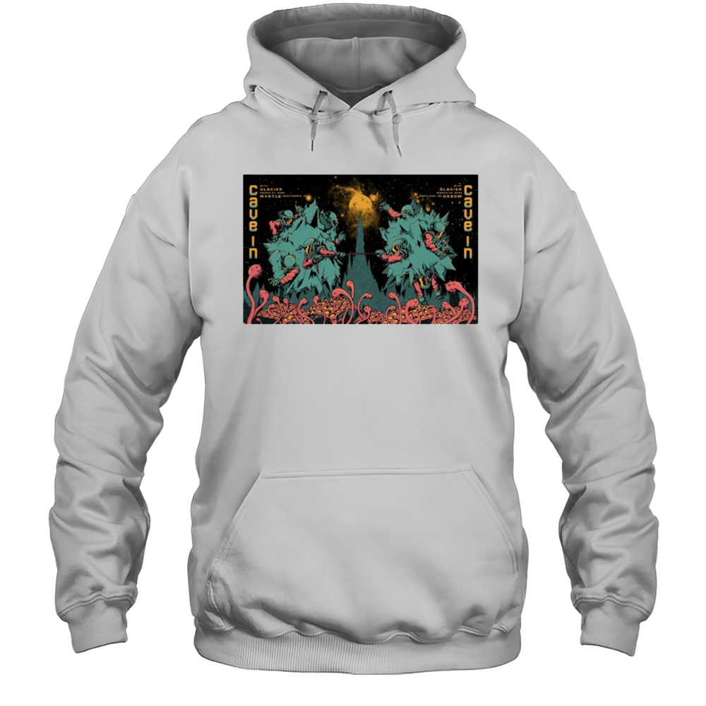 Cave In Show March 27-28 2025 Providence And Portland With Glacier T-shirt Unisex Hoodie