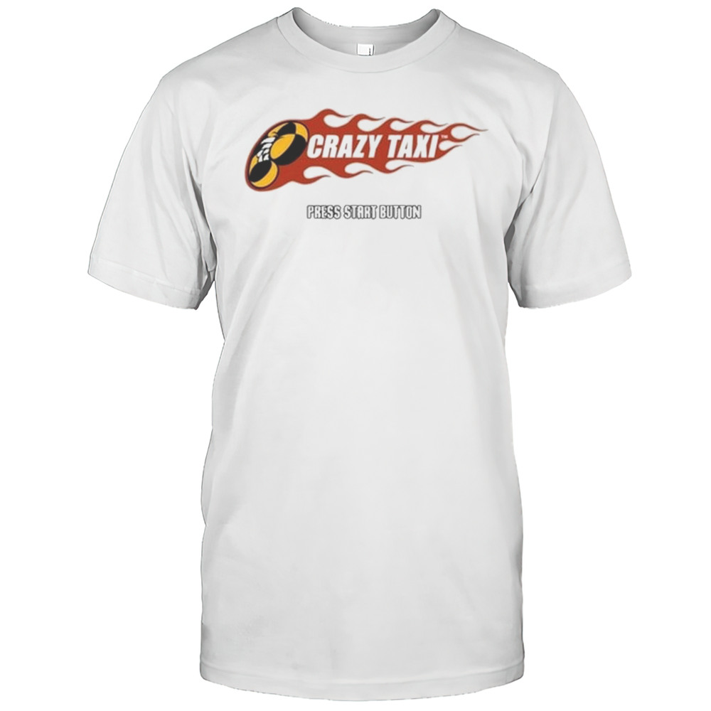 Crazy Taxi Press Start Button Shirt