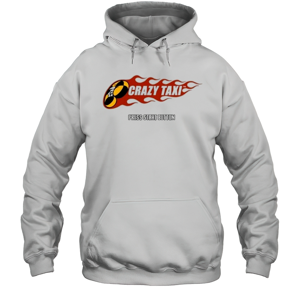 Crazy Taxi Press Start Button Shirt Unisex Hoodie
