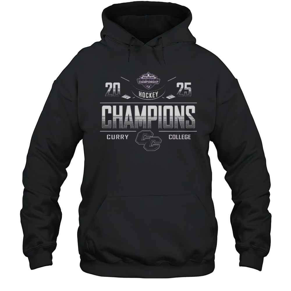 Curry College Mens Hockey 2025 CNE Tournament Champions Shirt Unisex Hoodie