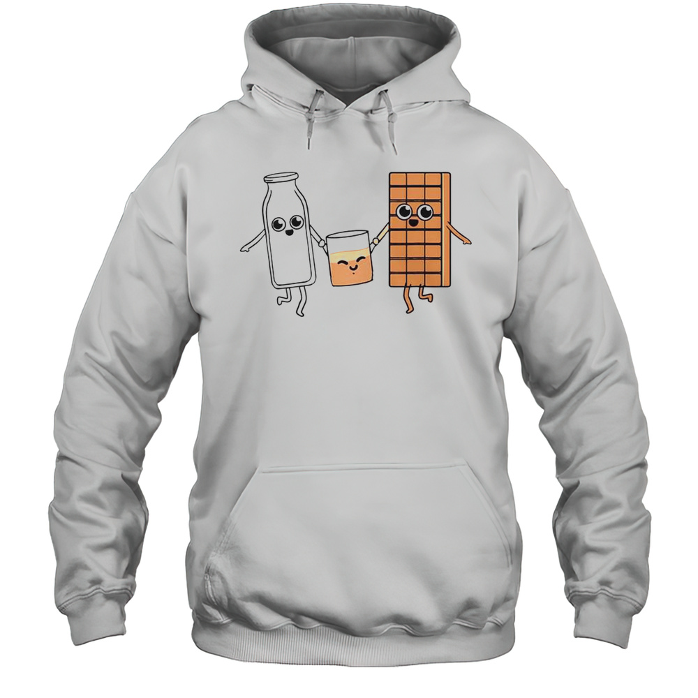 Cute Kawaii Chocolate Milk Chocolate Milk Lover T-Shirt Unisex Hoodie