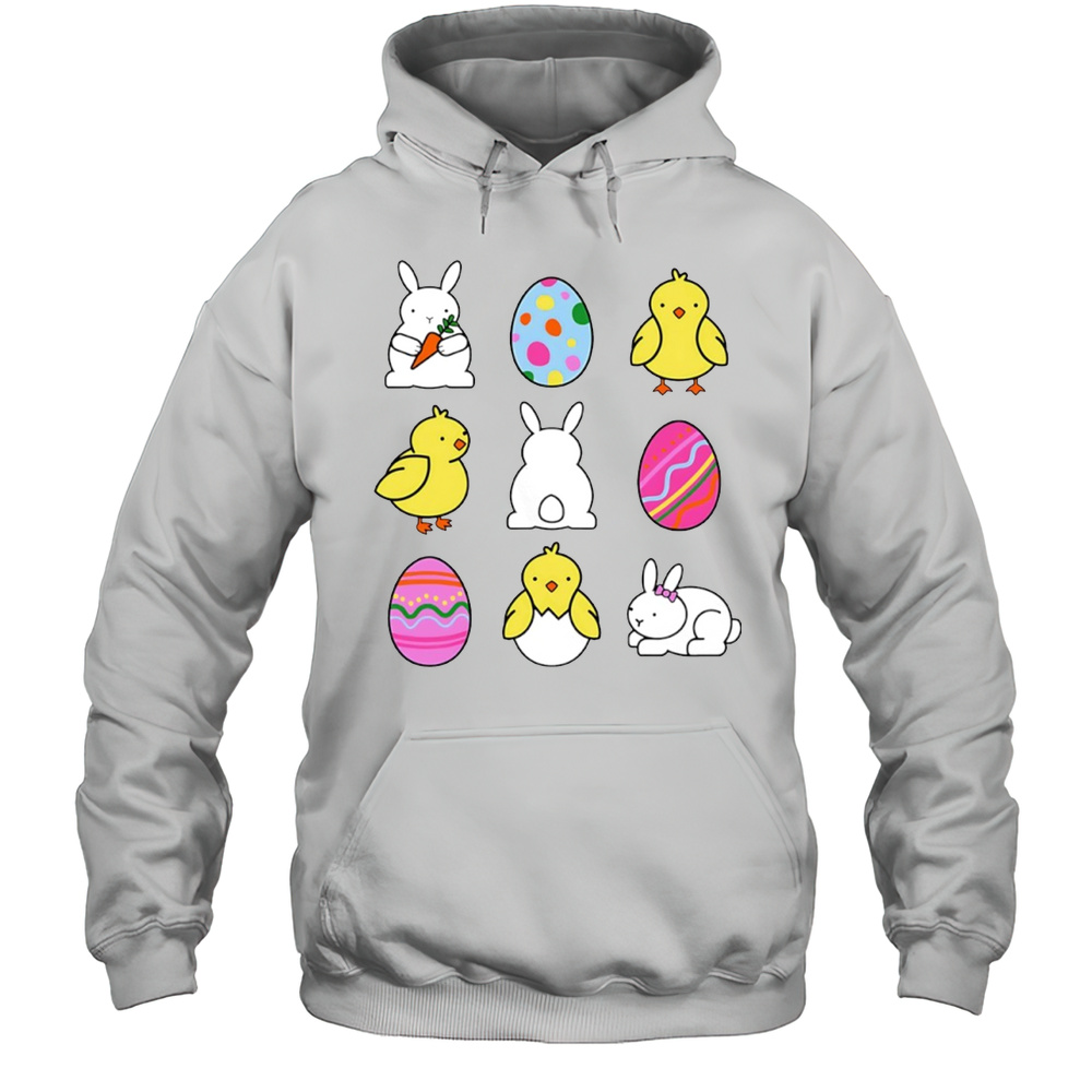Easter Bunny Eggs Shirt Unisex Hoodie