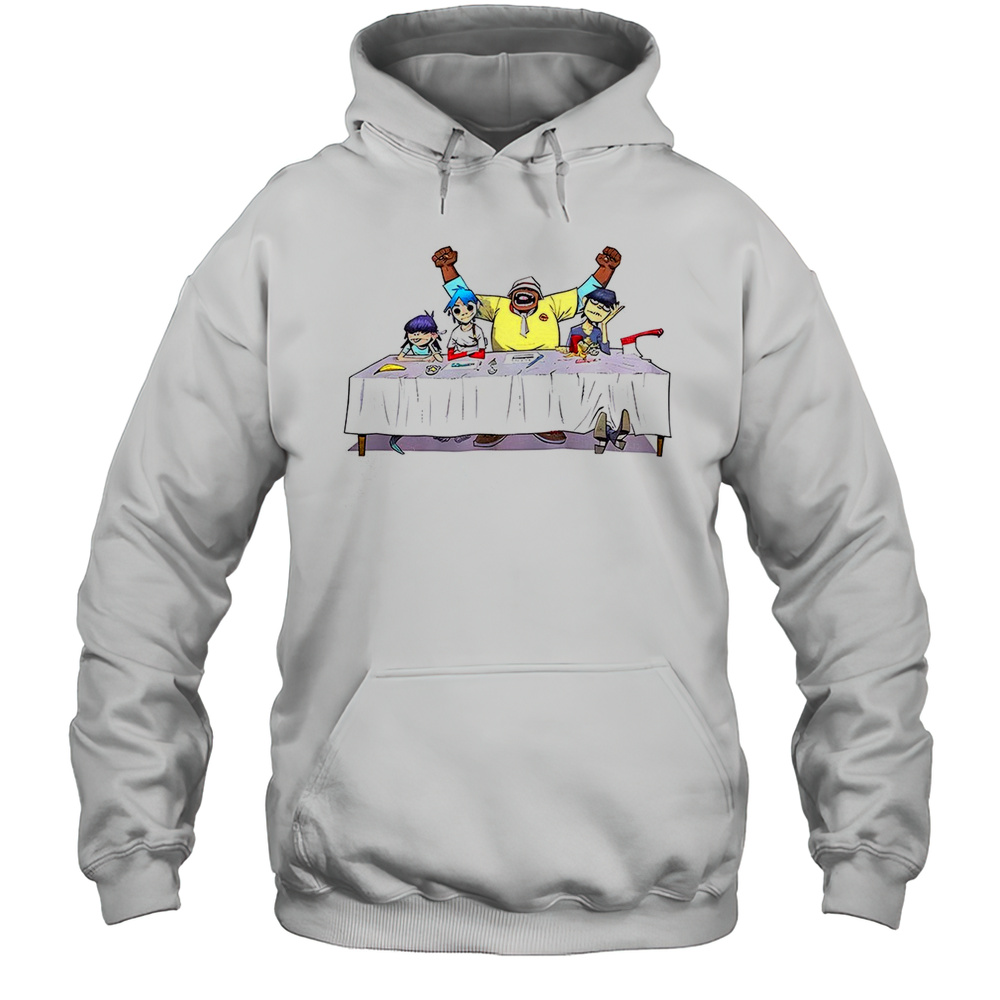 Gorillaz Dinner Graphic Shirt Unisex Hoodie