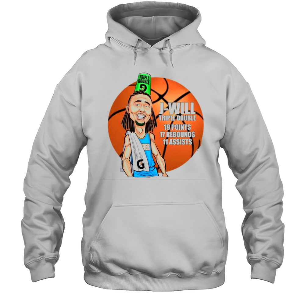 Jaylin Williams Oklahoma City Thunder Triple Double 19 Points 17 Rebounds 11 Assist Shirt Unisex Hoodie
