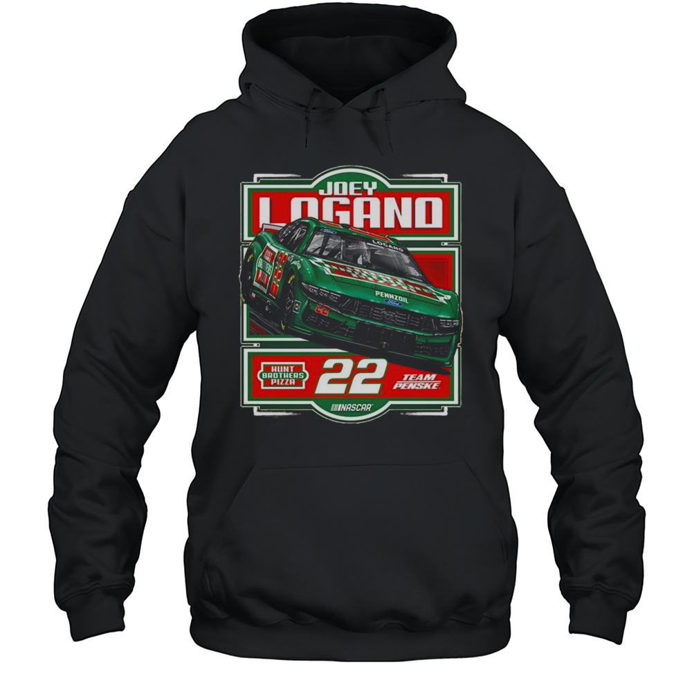 Joey Logano Team Penske Natural Hunt Brothers Pizza Car Shirt Unisex Hoodie