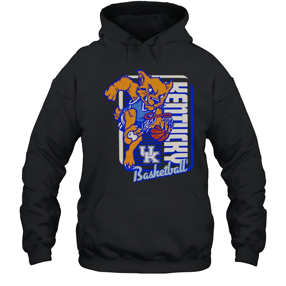 Kentucky Wildcats Basketball Mascot Dunk Shirt Unisex Hoodie