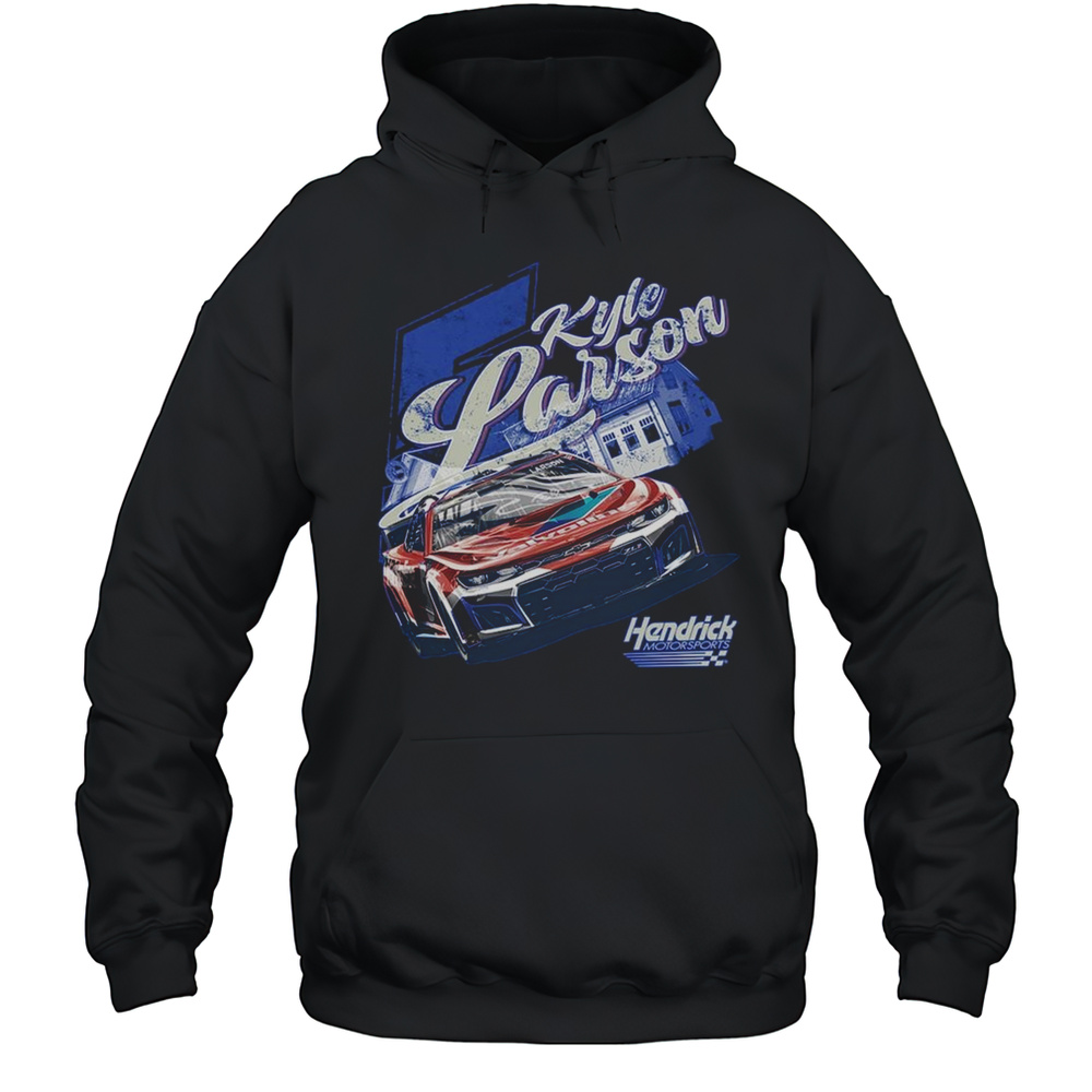 Kyle Larson Hendrick Motorsports Team Collection Valvoline Car Shirt Unisex Hoodie
