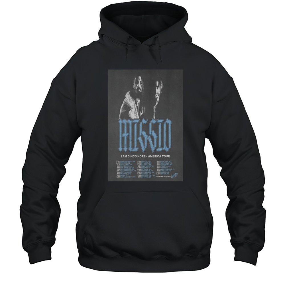 Missio I Am Cinco North America Tour 2025 Shirt Unisex Hoodie