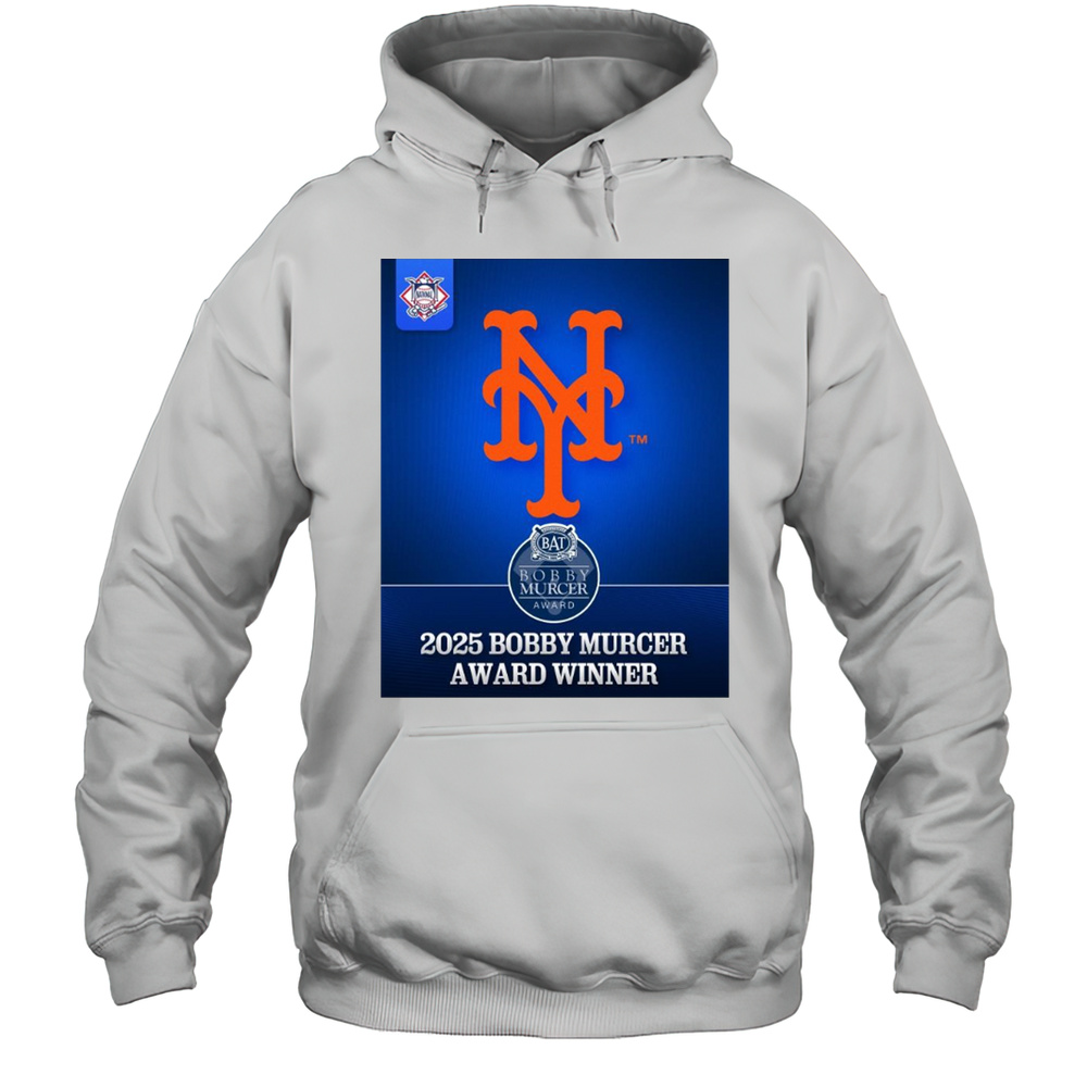 MLB New York Mets BAT Baseball Assistance Team 2025 Bobby Murcer Award Winner T-shirt Unisex Hoodie