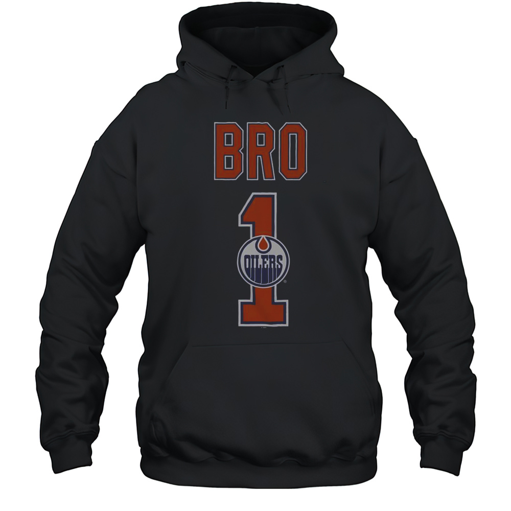 Official Edmonton Oilers Number 1 Bro T-Shirt Unisex Hoodie