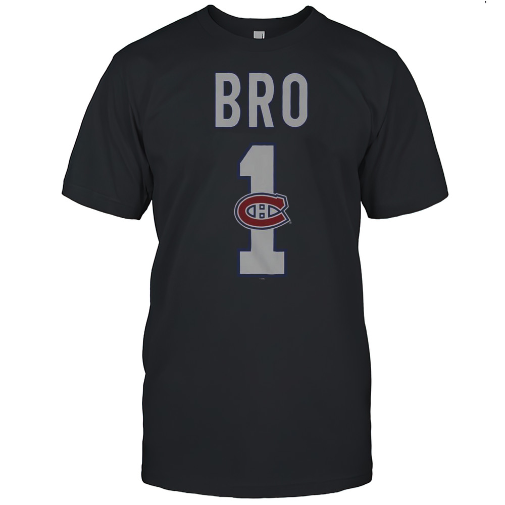 Official Montreal Canadiens Number 1 Bro T-Shirt