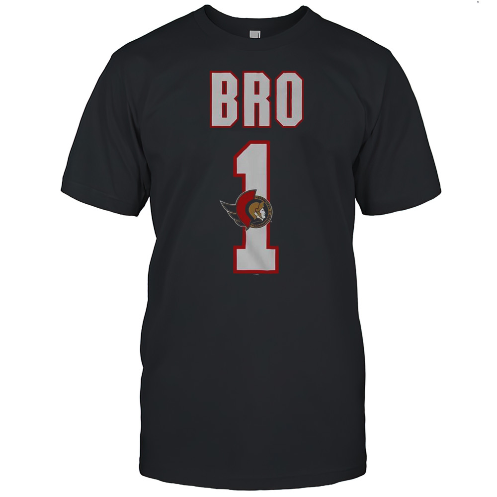 Official Ottawa Senators Number 1 Bro T-Shirt