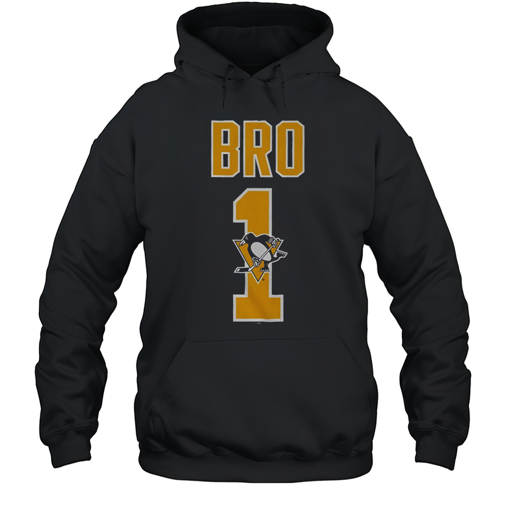 Official Pittsburgh Penguins Number 1 Bro T-Shirt Unisex Hoodie
