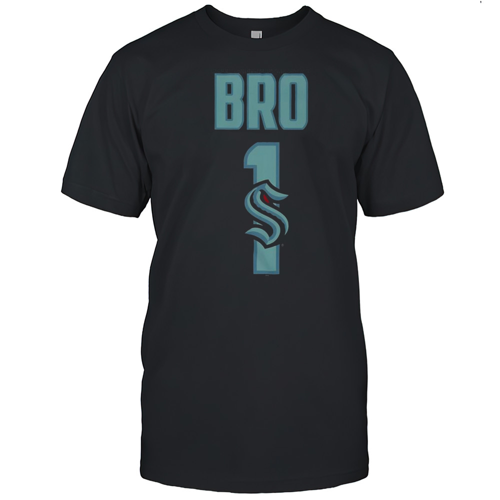 Official Seattle Kraken Number 1 Bro T-Shirt